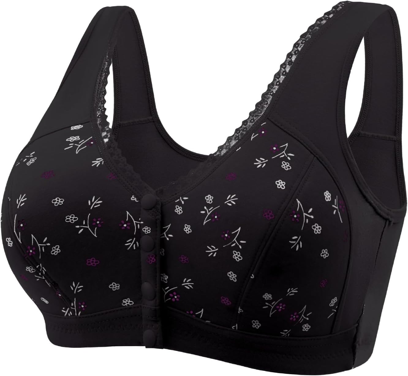 Daisy Bras For Used Girls 2024 Comfortable Handy Entrance Closure Bras Complete Assistance Disagree Underwire Bras