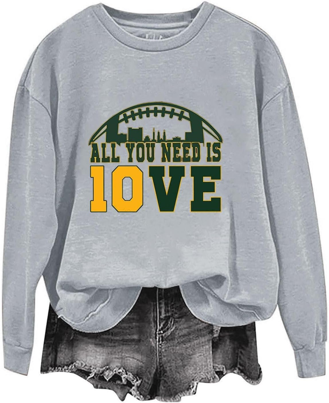 Womens Soccer Sweatshirt With Bows Recreation Hour Sweatshirt Girls Pullover Crewneck Soccer Season Lengthy Sleeve Tops