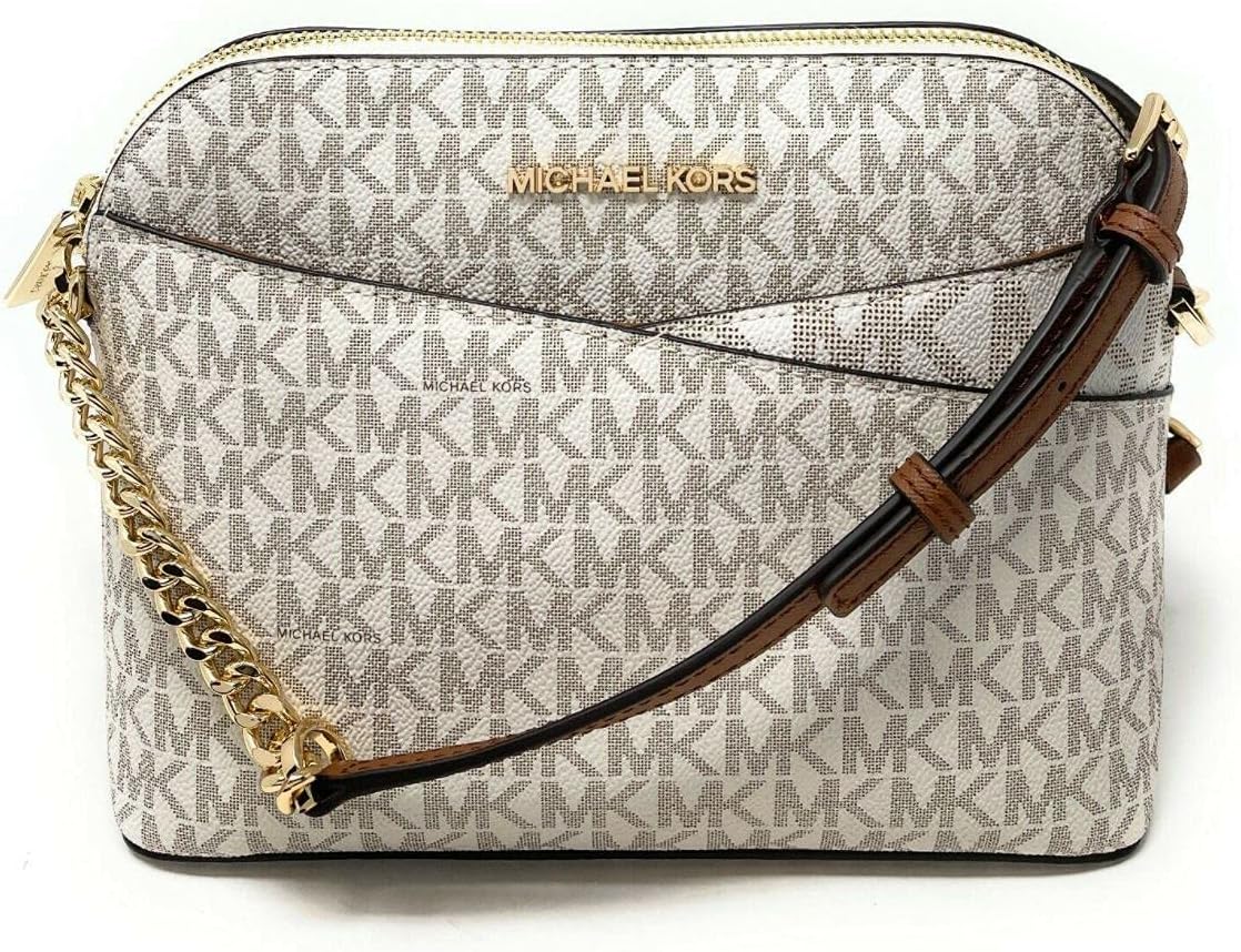 Michael Kors Jet Prepared Medium Crossbody Leather-Based Purse