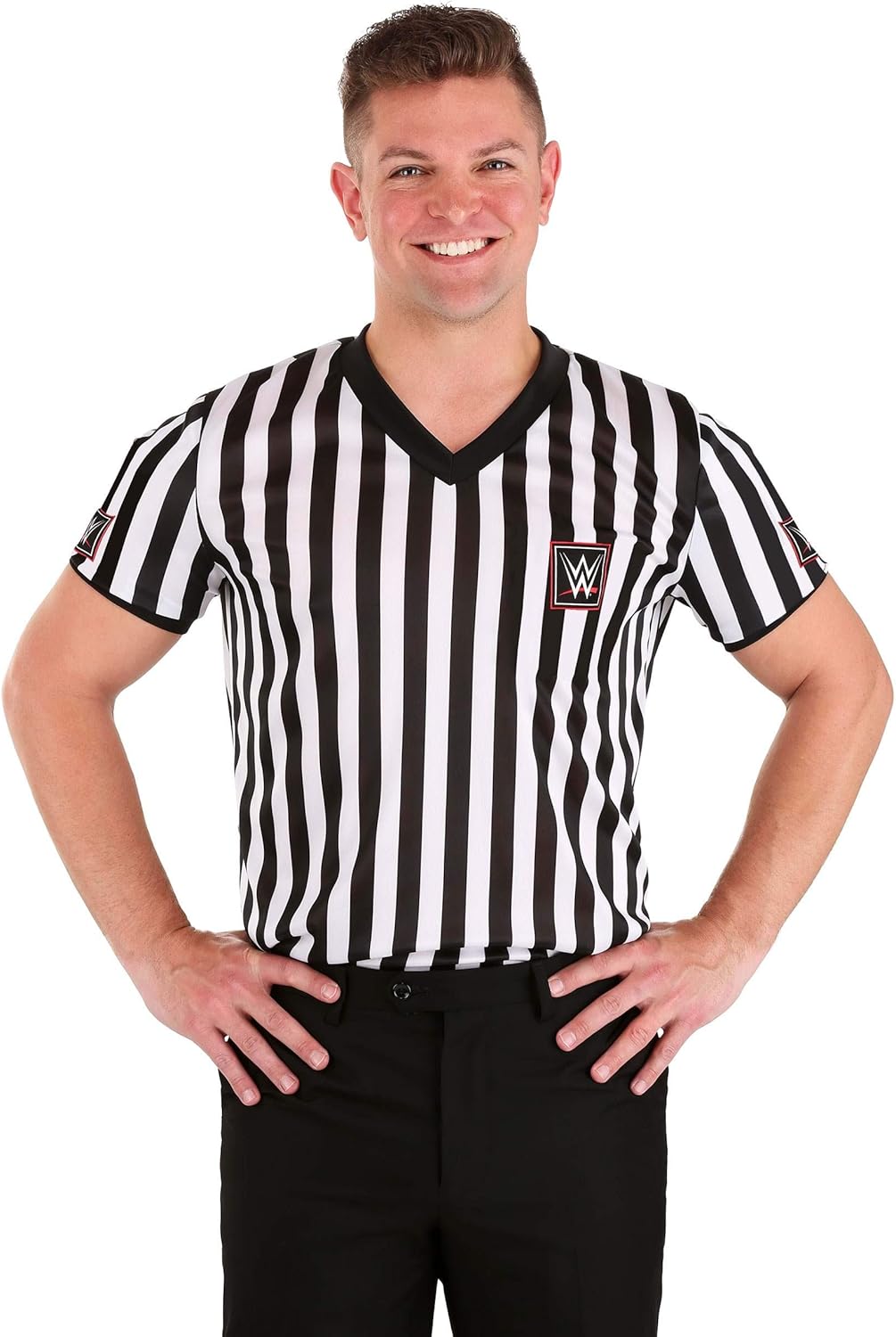 Males’s Wwe Ring Referee Blouse Gown