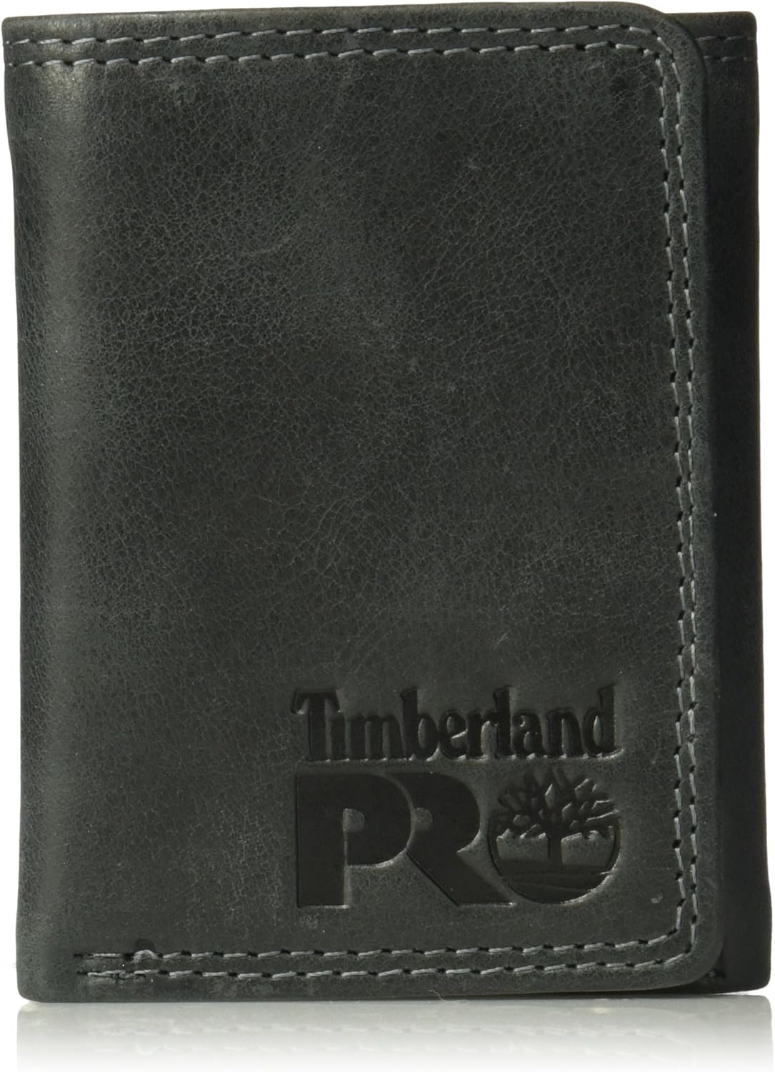 Timberland Pro Males’S Leather-Based Rfid Trifold Pockets With Identification Window